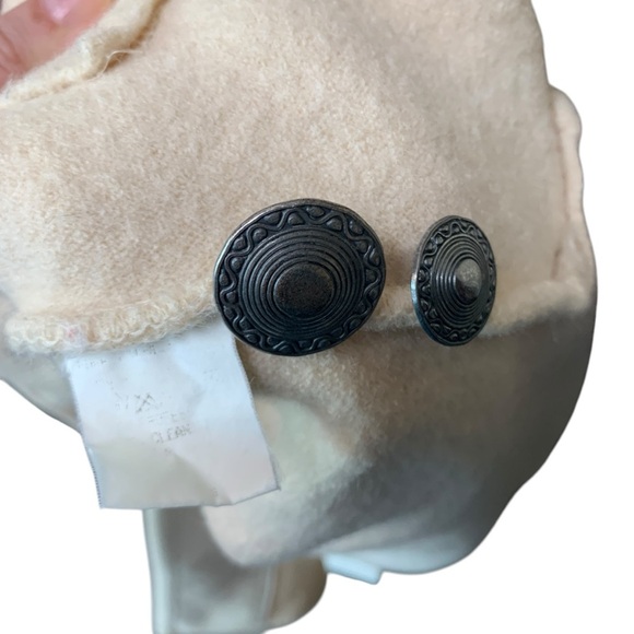 Geiger Collections Coat Womens XXL Oatmeal Cream Neutral Boiled Wool Austria - Picture 9 of 10